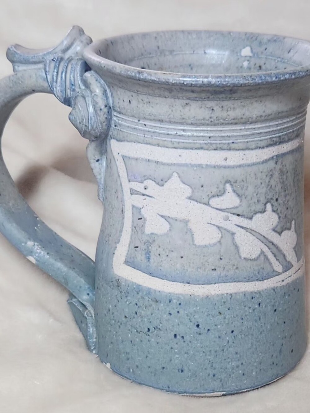 Vintage California Studio Art Pottery Mug By John Schulps -Signed (READ)